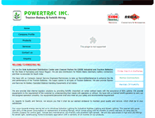 Tablet Screenshot of powertracinc.com